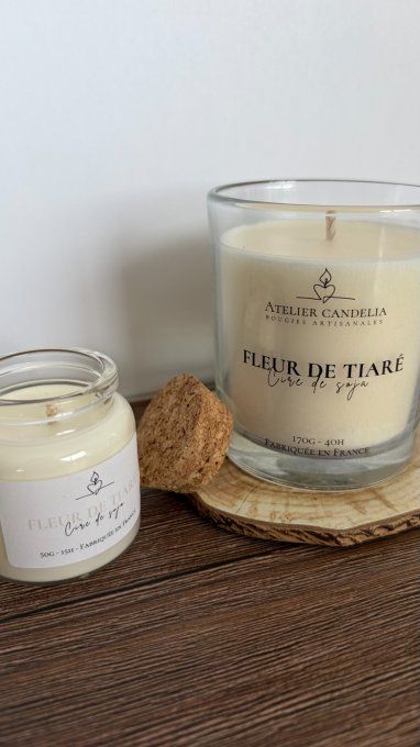 Bougie Parfumée - Fleur de Tiaré 