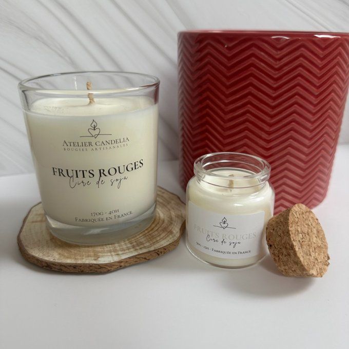 Bougie Parfumée - Fruits Rouges