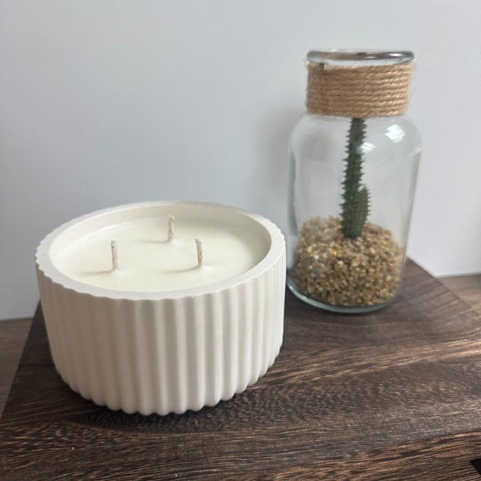 Bougie Parfumée Jesmonite - Vanille 