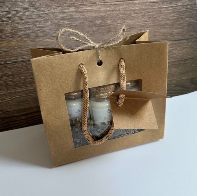 Coffret de 3 bougies - 50g 
