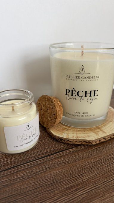 Bougie Parfumée - Pêche 