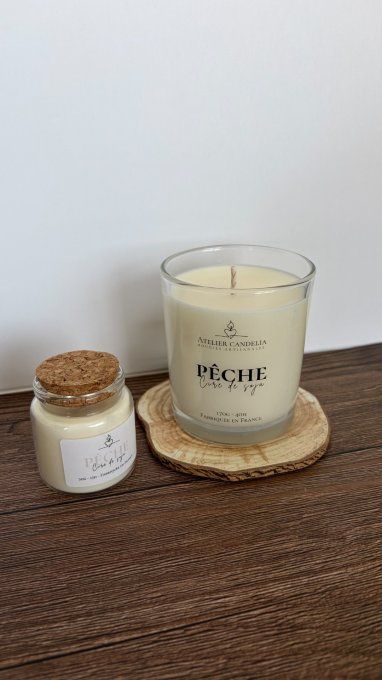 Bougie Parfumée - Pêche 